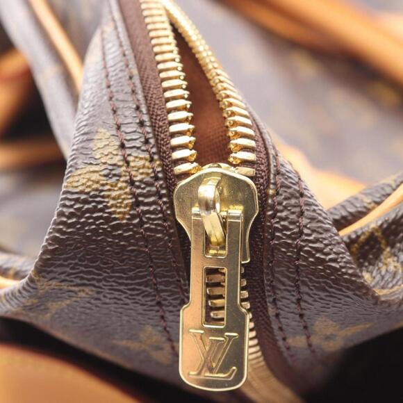 LOUIS VUITTON Brown Monogram Leather Boston Bag - Picture 13 of 13